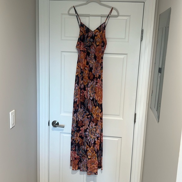 EUC Hunter Bell Jenna Dress in Painterly Floral Sz M - Picture 3 of 7